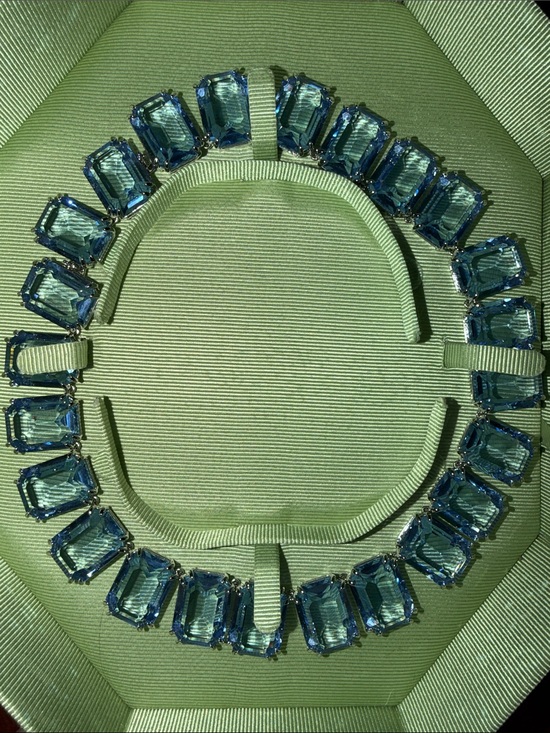 Swarovski Jewelry - Swarovski Blue Millenia Necklace Originally $680